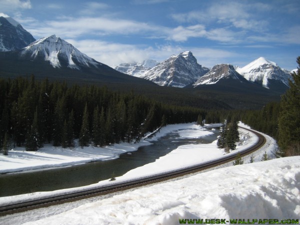 Under mountains