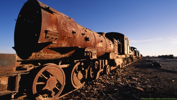The rusty train