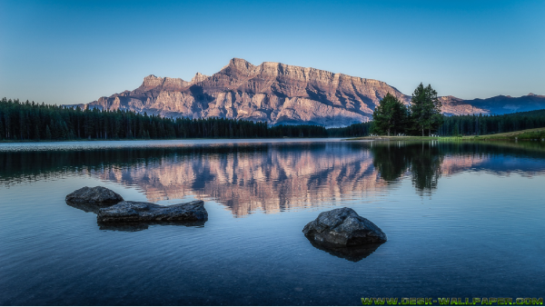 Stones in the lake