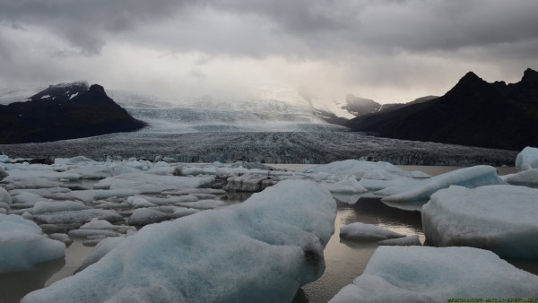 The icy river