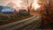 Road into the wonderful autumn