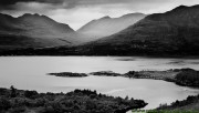 Lake with mountains