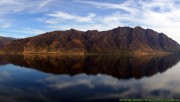 Water with mountains